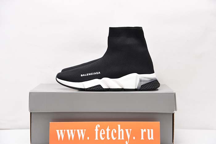 BALENCIAGA SPEED HIGH BLACK W07U0-1000