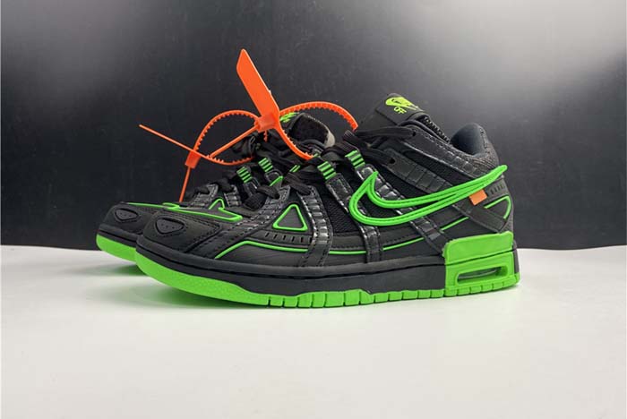 OFF-WHITE x Nike Air Rubber Dunk “Green Strike” CU6015-001