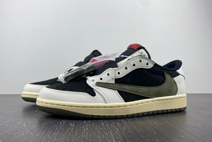 Travis Scott x Air Jordan 1 Low OG Olive DZ4137-106