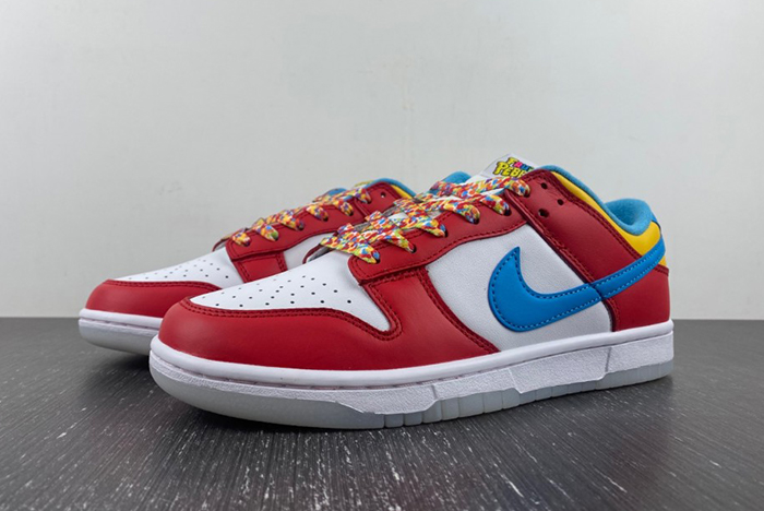 LeBron James x Nike Dunk Low Fruity Pebbles DH8009-600