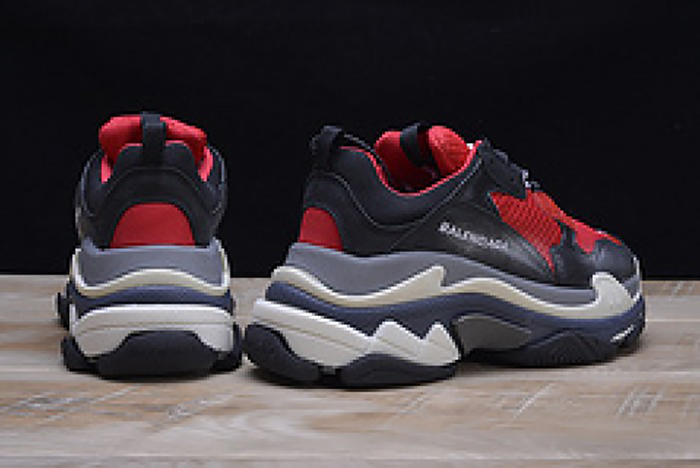 Balenciaga Triple S Sneakers Red Black