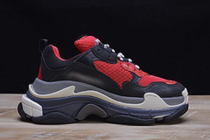 Balenciaga Triple S Sneakers Red Black