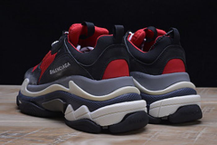 Balenciaga Triple S Sneakers Red Black