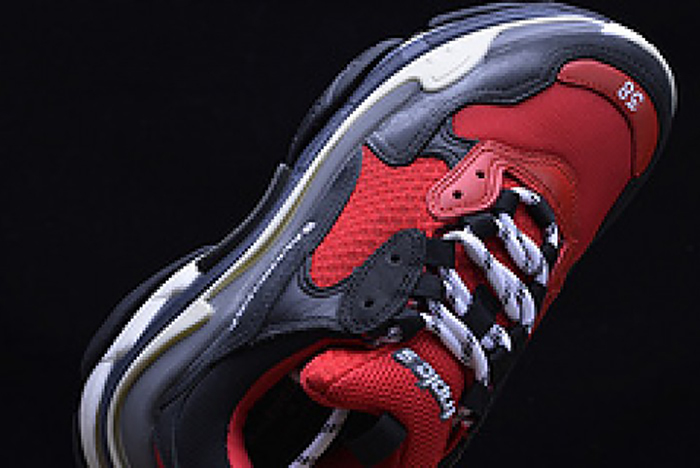 Balenciaga Triple S Sneakers Red Black