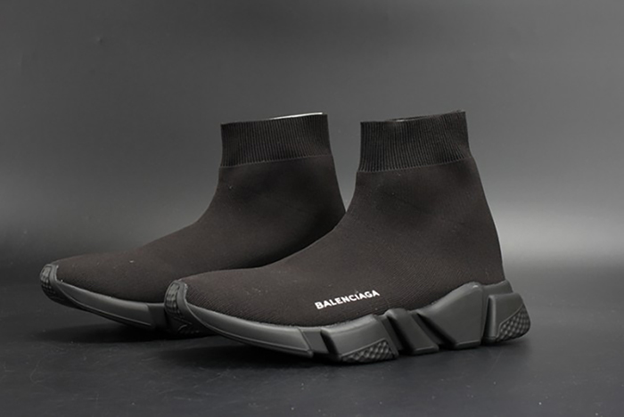 Balenciaga Speed Trainer Sneakers All Black 483502 W05G0 1000