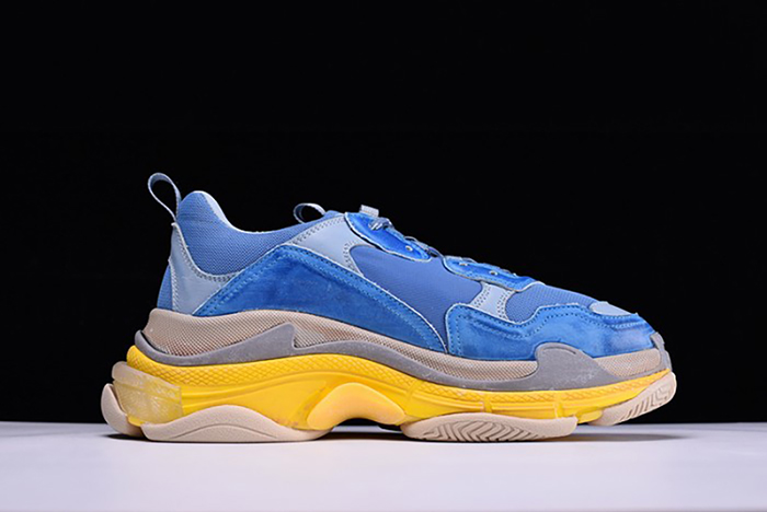 BALENCIAGA 17FW TRIPLE S"CREAM"  Washed Show Snea Grey  MENS 483513W06E