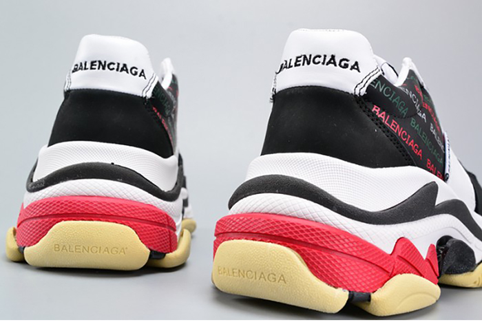 BALENCIAGA BLACK AND WHITE 17FW TRIPLE S 483560-W06E1-1011