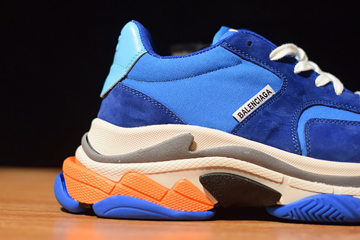 Balenciaga Triple S Blue Orange 483565 W06E1 1022