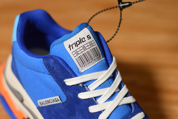 Balenciaga Triple S Blue Orange 483565 W06E1 1022