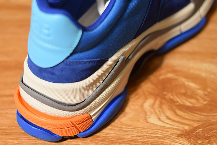 Balenciaga Triple S Blue Orange 483565 W06E1 1022