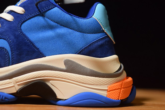 Balenciaga Triple S Blue Orange 483565 W06E1 1022