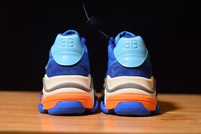 Balenciaga Triple S Blue Orange 483565 W06E1 1022