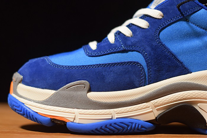 Balenciaga Triple S Blue Orange 483565 W06E1 1022