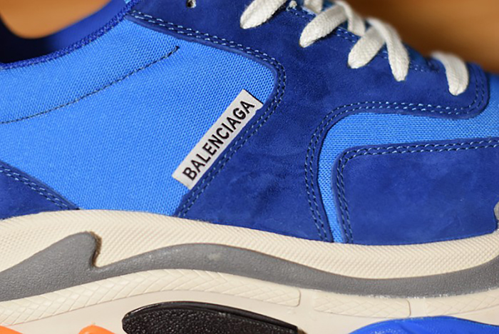 Balenciaga Triple S Blue Orange 483565 W06E1 1022