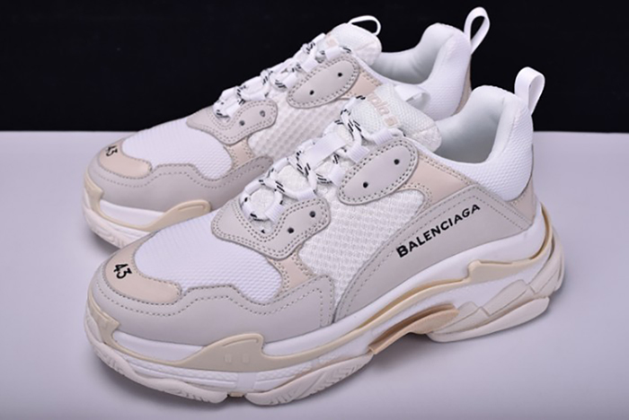 BALENCIAGA 17FW TRIPLE S"CREAM" 490671-W06F1-9000