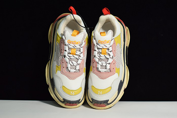 Balenciaga Triple S Cream Yellow Red 490672  w09O5  9035