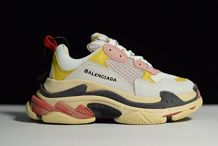 Balenciaga Triple S Cream Yellow Red 490672  w09O5  9035