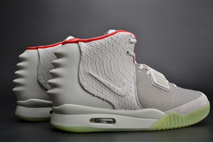 NIKE AIR YEEZY 2 PURE PLATINUM Wolf Grey mens 508214-010
