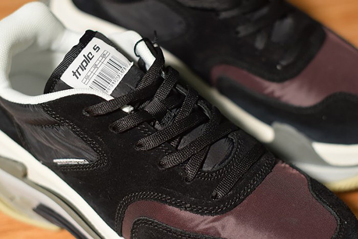 Balenciaga Triple S Black Burgundy 514008 W09S1 1058