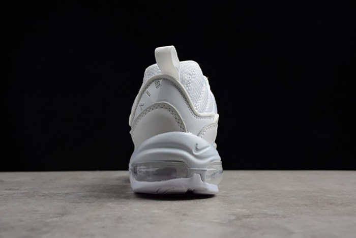 NIKE AIR MAX 98 "TRIPLE WHITE" Pure Platinum-Black-Reflect Silver 640744-106