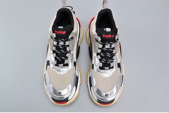 Balenciaga Triple S Sneakers Red Black