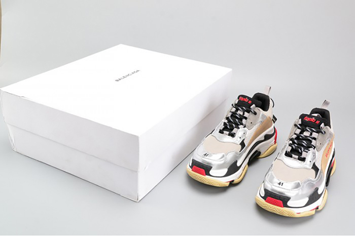 Balenciaga Triple S Sneakers Red Black