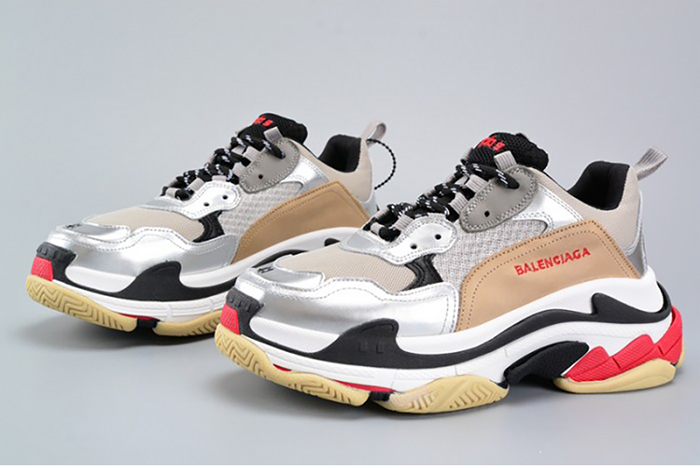 Balenciaga Triple S Sneakers Red Black