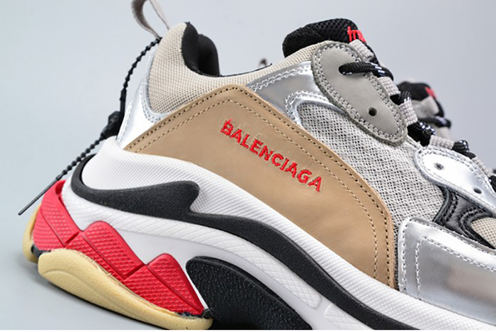 Balenciaga Triple S Sneakers Red Black