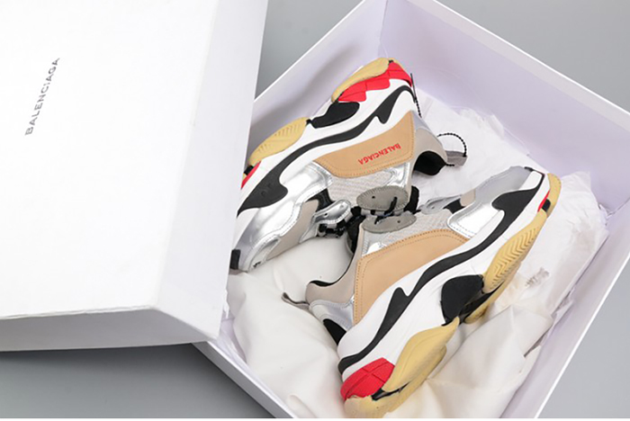 Balenciaga Triple S Sneakers Red Black