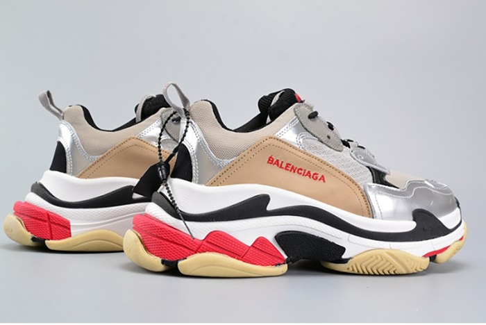 Balenciaga Triple S Sneakers Red Black