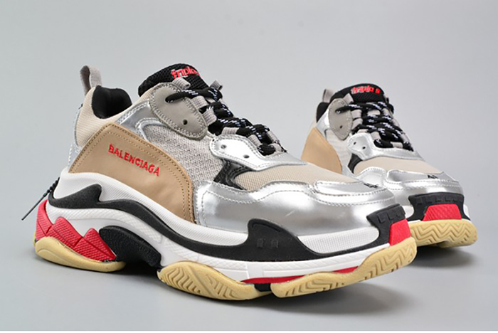 Balenciaga Triple S Sneakers Red Black