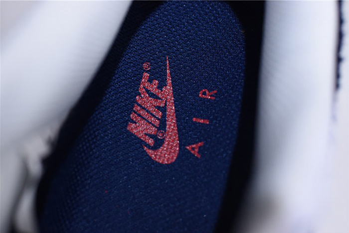 Nike Air Force 1 Low LV8 3D Chenille Swoosh White Red Blue  823511-106