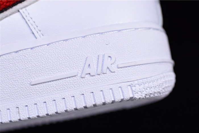 Nike Air Force 1 Low LV8 3D Chenille Swoosh White Red Blue  823511-106