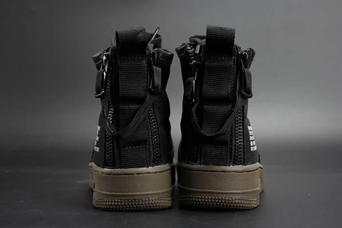 NIKE SF AIR FORCE 1 MID "HAZEL" BLACK 917753-002