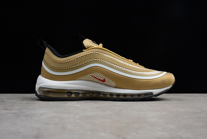 nike mens AIR MAX 97 ULTRA ’17 OG "METALLIC GOLD" 918356-700