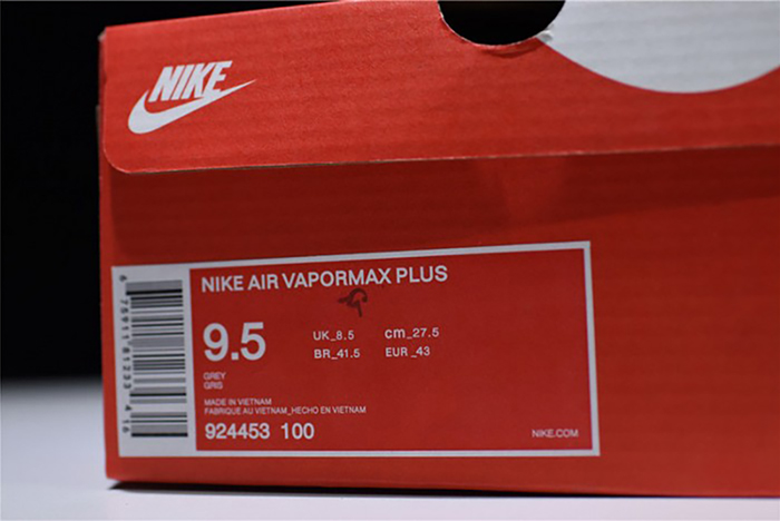 Nike VaporMax Plus "Triple White" Pure Platinum mens  924453-100