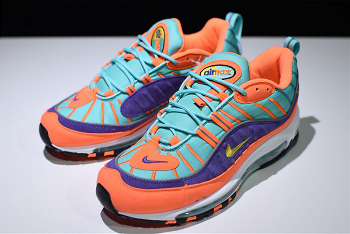 Nike Air Max 98 Cone Tour Yellow Hyper Grape 924462-800