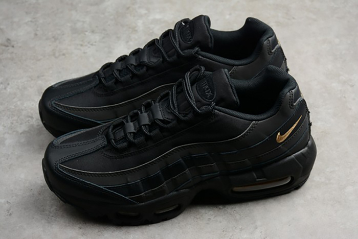 Nike mens Air Max 95 Premium SE BLACK/GOLD 924478-003
