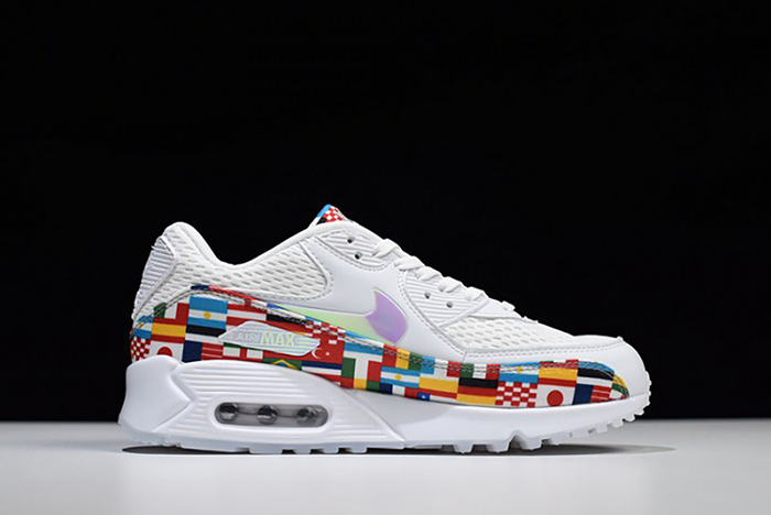 NIKE AIR MAX 90 NIC QS "INTERNATIONAL FLAG PACK"  A05119-100