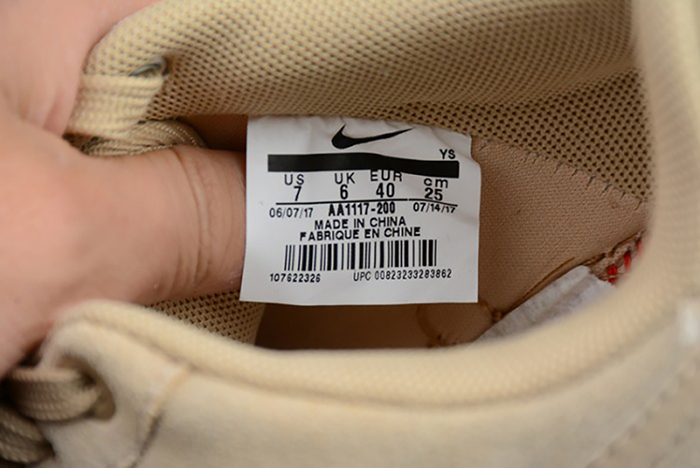Nike Air Force 1 Low 07 LV8 Suede Mushroom AA1117-200