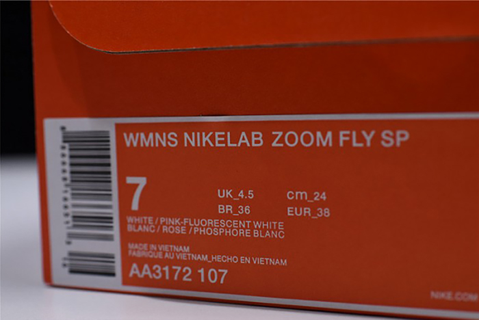 Nike Mens Lab Zoom Fly SP Swoosh Pinwheel Light Gray White Pink Yellow AA3172-106