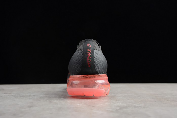NikeLab Air VaporMax Flyknit Black/Big Red womens AA3859-016
