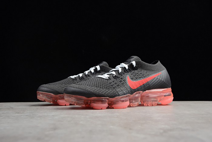 NikeLab Air VaporMax Flyknit Black/Big Red womens AA3859-016