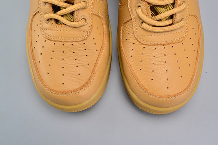 Nike SF Air Force 1 Mid  Elemental Gold Leather Shoes  AA3966-700