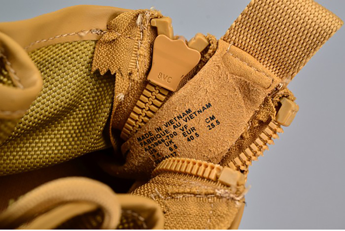 Nike SF Air Force 1 Mid  Elemental Gold Leather Shoes  AA3966-700