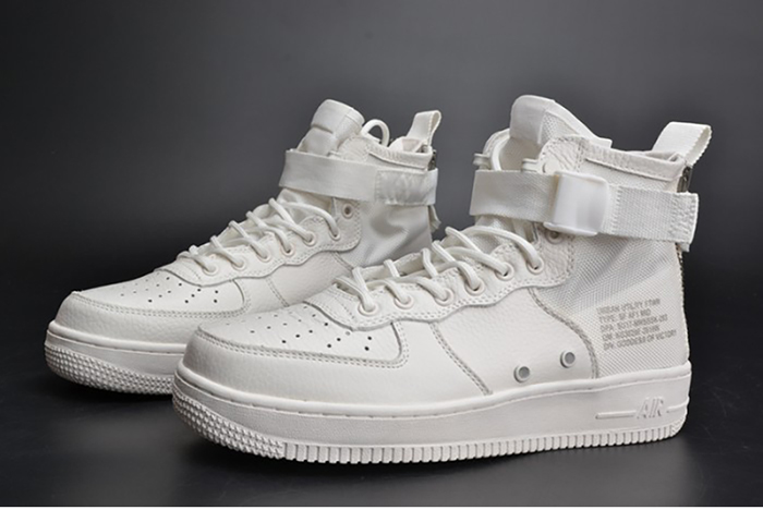 Nike Air Force 1 Mid "Triple Ivory" white AA6655-100