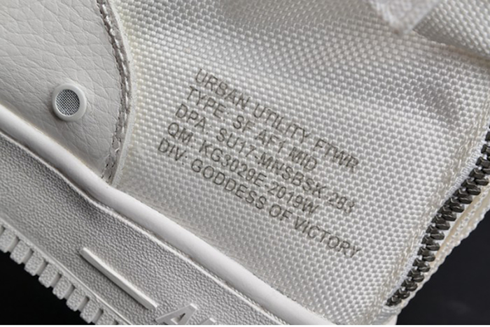 Nike Air Force 1 Mid "Triple Ivory" white AA6655-100