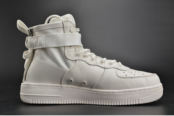 Nike Air Force 1 Mid "Triple Ivory" white AA6655-100