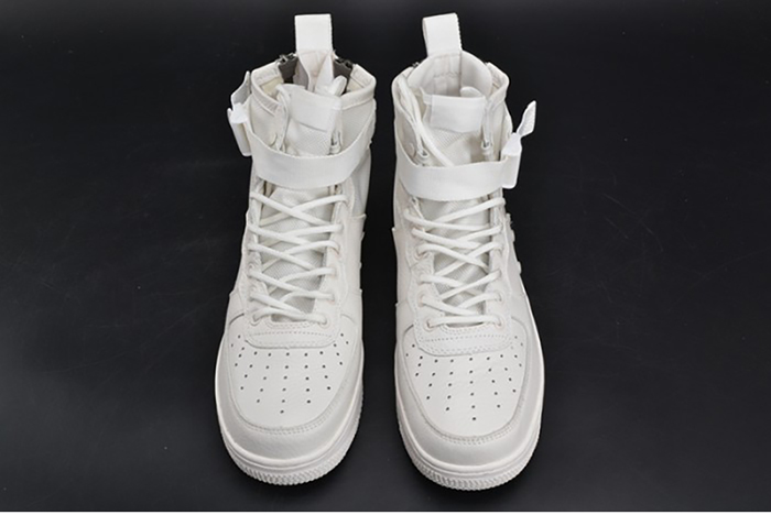 Nike Air Force 1 Mid "Triple Ivory" white AA6655-100