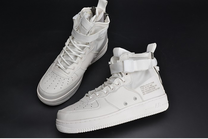 Nike Air Force 1 Mid "Triple Ivory" white AA6655-100